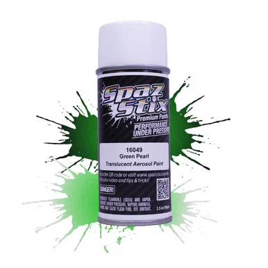 Spaz Stix 16049 Green Pearl Aerosol 3.5oz