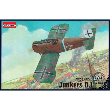 Roden 36 Junkers D.I Late WWI 1/72 Scale Model Kit