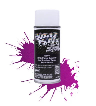 Spaz Stix 15559 Candy Purple Dynamite Aerosol Paint 3.5oz