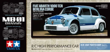 1/10 RC FIAT ABARTH 1000 TCR 2WD (MB-01) PRE-PAINTED BODY