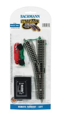Bachmann 44861 N Nickel Silver EZ Remote Turnout Left