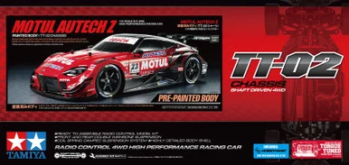1/10 RC Motul Autech Z 4WD (TT-02) Pre-Painted Body