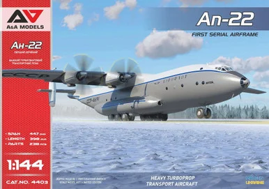 1/144 A&A Models An-22 turboprop transporter (1st serial airframe)