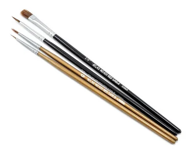 Atlas Brush 1004Ps 4Pc Sable & Camel Hair Brush Set - Atlas Brush Company