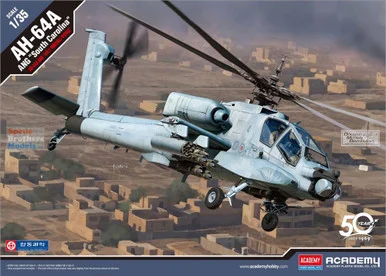 ACA12129 1:35 Academy AH-64A Apache 'South Carolina ANG'