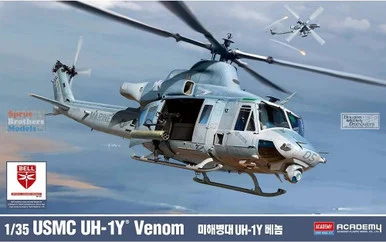 ACA12138 1:35 Academy USMC UH-1Y Venom