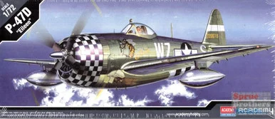 ACA12474 1:72 Academy P-47D Thunderbolt Bubbletop "Eileen"