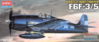 ACA12481 1:72 Academy F6F-3 F6F-5 Hellcat