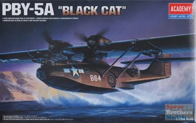 ACA12487 1:72 Academy PBY-5A Catalina "Black Cat"
