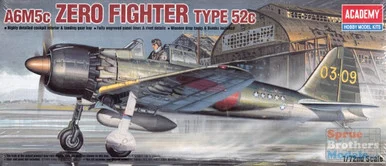 ACA12493 1:72 Academy A6M5c Zero Type 52c