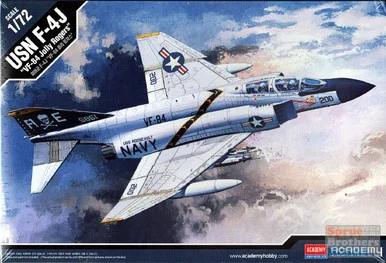 ACA12529 1:72 Academy USN F-4J Phantom II 'VF-84 Jolly Rogers'
