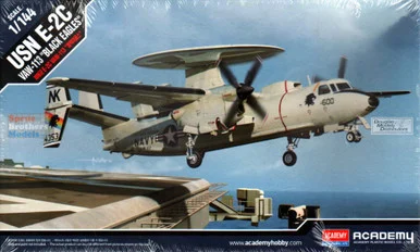 ACA12623 1:144 Academy US Navy E-2C Hawkeye VAW-113 Black Eagles