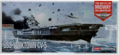 ACA14229 1:700 Academy USS Yorktown CV-5