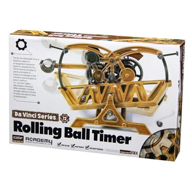 Academy Models 18174 Da Vinci Rolling Ball Timer Plastic Model Kit