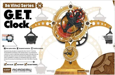 ACA18185 Academy Da Vinci Series: G.E.T. Clock