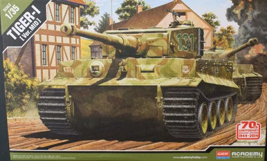Academy 13287 1/35 Tiger I Mid Version Tank 70th Ann. Normandy - Academy Models
