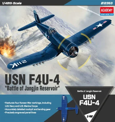 1/48 Academy USN F4U-4 Battle of Jangjin Reservoir