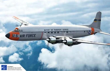 1/144 Academy C-118 Liftmaster USAF Plastic Model Kit