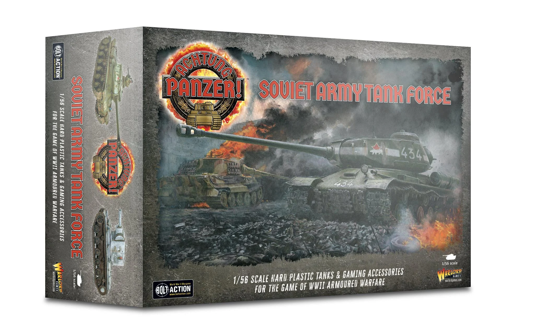 Warlord Games Achtung Panzer! Soviet Army Tank Force 1:56 Scale Tank Warfare Miniatures