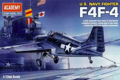 Academy Models 12451 F4F-4 Wildcat 1/72 Scale Model Kit