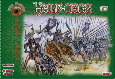 Dark Alliance ALL72017 Half Orcs Set # 3 1/72 Scale Figures (40) - Alliance Figures