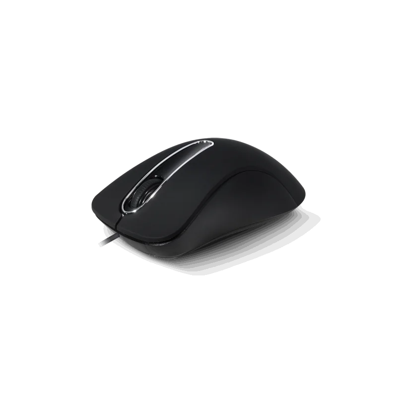 Shape 3D USB Wired Mouse - Black