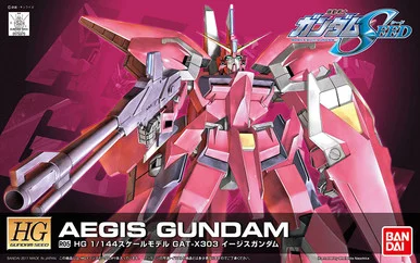 Bandai 5060362 #R05 GAT-X303 Aegis Gundam HG 1/144 Scale Model Kit