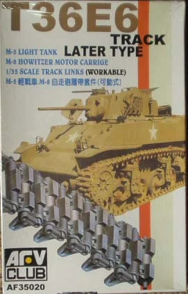 AFV35020 1:35 AFV Club M-5 M-8 Stuart T36E6 Track