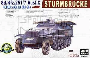 AFV35077 1:35 AFV Club SdKfz 251/7 Ausf C Sturmbruck Pioneer Assault Bridges #35077 (D)