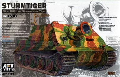 AFV35103 1:35 AFV Club Sturmtiger SturmMorser RW61 L/5.4 #35103