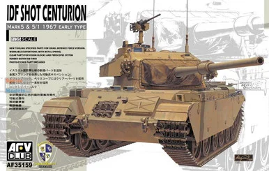AFV35159 1:35 AFV Club IDF Shot Centurion Mk 5 & 5/1 1967 Early Type