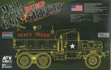 AFV35351 1:35 AFV Club M51A2 5-ton Dump Gun Truck Vietnam