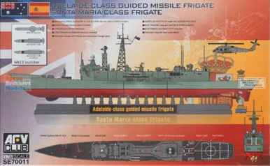 AFV70011 1:700 AFV Club Adelaide Class /Santa Maria Class Guided Missile Frigate