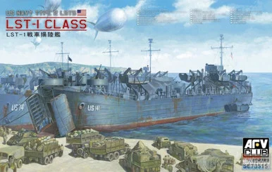 AFV73515 1:350 AFV Club LST-1 Class US Navy Type 2 LSTs