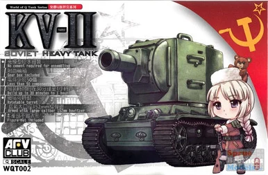 AFVWQT002 AFV Club KV-2 Soviet Heavy Tank (Q-Series)
