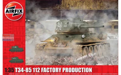 AFX01361 1:35 Airfix T34-85 112 Factory Production