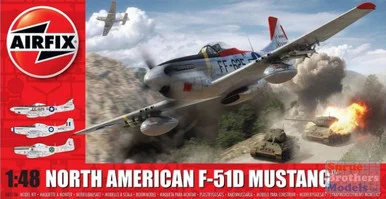 AFX05136 1:48 Airfix North American F-51D Mustang