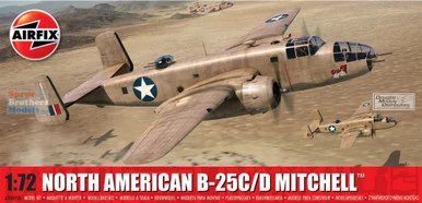 AFX06015A 1:72 Airfix North American B-25C B-25D Mitchell