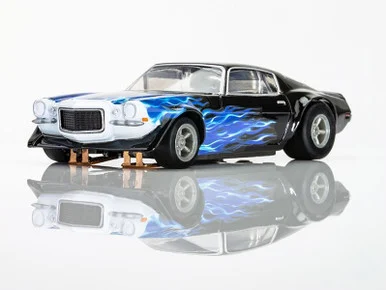 AFX Racing 22046 Camaro 1973 Wildfire Blk/Blu