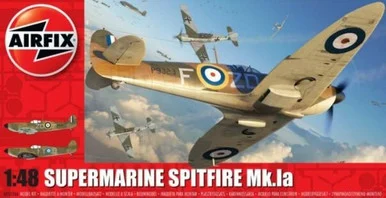 1/48 Supermarine Spitfire Mk Ia RAF Aircraft - Airfix