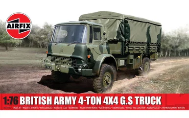 1/76 Airfix British Army 4-ton 4 x 4 GS Truck Plastic Model Kit