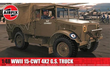 1/48 Airfix WWII RAF 15-cwt 4 x 2 G.S. Truck Plastic Model Kit