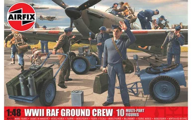1/48 Airfix WWII RAF Ground Crew Plastic Model Kit