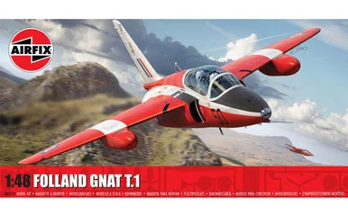 1/48 Airfix Folland Gnat T.1 Plastic Model Kit