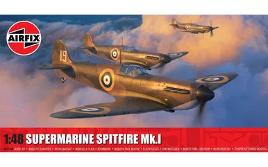 1/48 Airfix Supermarine Spitfire Mk.I (Slightly Bent Box Top)