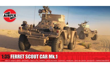 1/35 Airfix Ferret Scout Car Mk.1 Plastic Model Kit