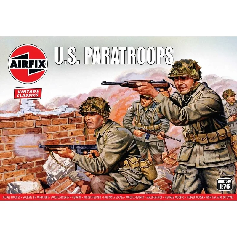 US Paratroops (WWII) Vintage Classic series' Figures - Airfix