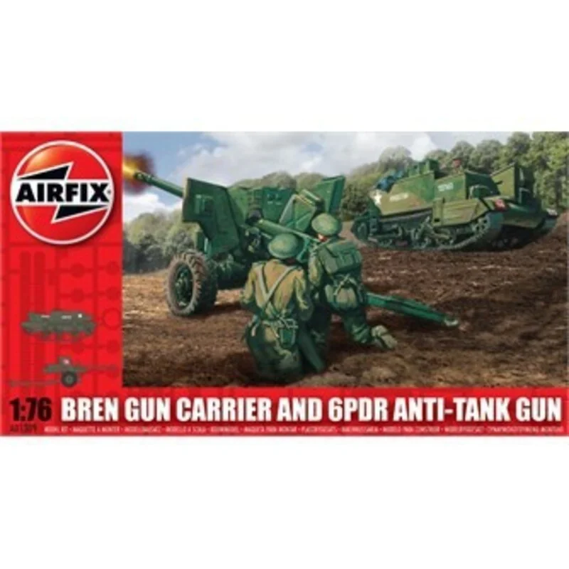 Bren Gun Carrier and 6 pdr Anti-Tank Gun 'Vintage Classic series' Model kit
