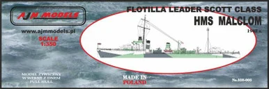 1/350 AJM Models Scale HMS Malcolm - WW.2 fit
