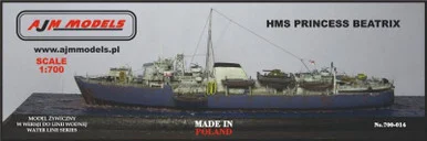 1/700 AJM Models Scale Hms Princess Beatrix